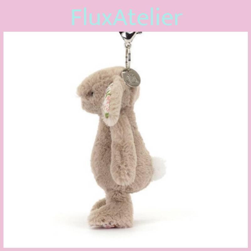 Мягкий брелок-кролик Jellycat с цветочными ушками Для магазина подарков