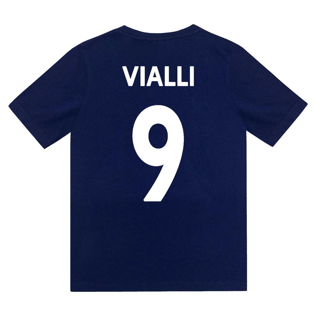 Chelsea FC Boys Vialli 9 Sublimation Short Pyjama Set