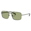Armani Exchange Зеленые Очки-Авиаторы Мужские S Очки ax2054S 612682 57
