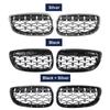 Передняя решетка капота, решетка Diamond Meteor Grill для BMW 3 серии E92 E93 Coupe 2006-2010, хромированный глянцевый черный экстерьер