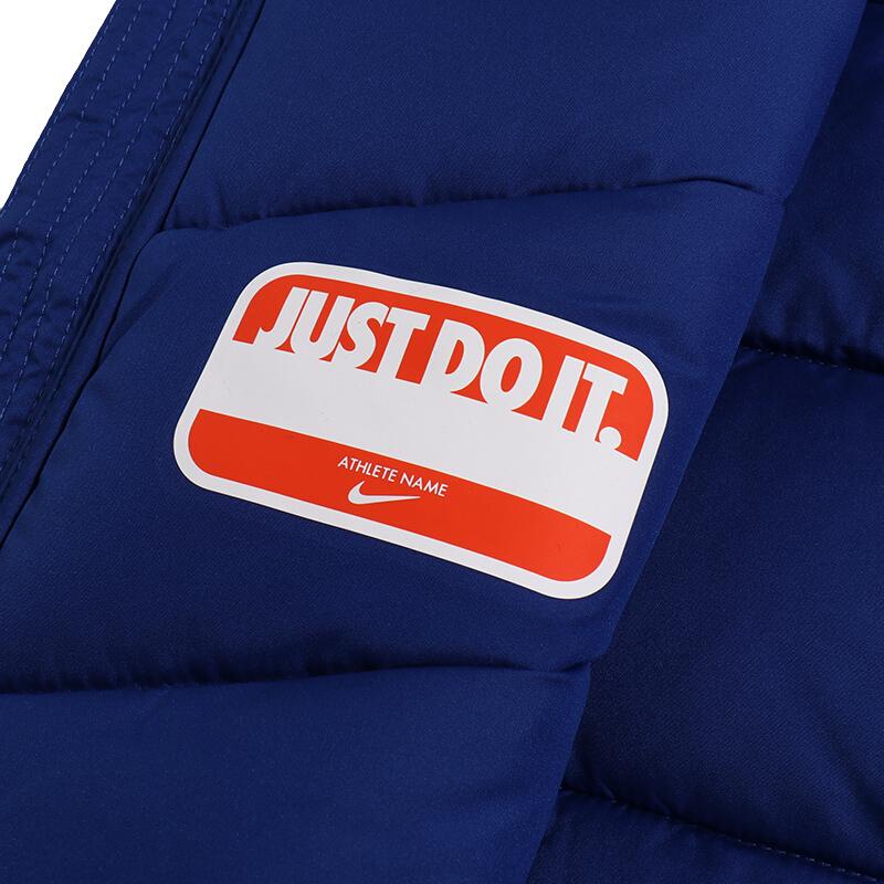 Nike Хлопковая куртка с капюшоном Спортивная повседневная Детские куртки Синяя Желтая 3Z2B7FEXT-WAR