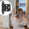 10 комплектов петель для дверцы шкафа для легкой и плавной установки