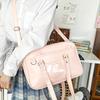Японская сумка через плечо Kawaii для женщин, Itabag из искусственной кожи, прозрачная сумка JK, большая сумка, сумки в стиле преппи, сумка Ita, сумка через плечо