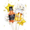 2/6 Pcs Whiskey Beer Bottle Balloons and Beer Mug Balloons Beer Theme Birthday Party Bar Summer Party 5
