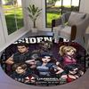 Resident Evil Round Area Rug Carpet Rug For Living Room Bedroom Sofa Playroom Decor Nonslip Floor Mat