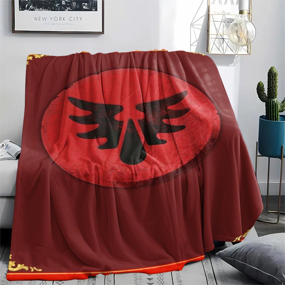 Blood Angels cool Print Flannel Blanket, High quality Comfortable for All Seasons, Home Decor, Warmth and Comfort, Perfect for Christmas Gifts10