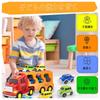 HIWO Construction Vehicle Toy Miniature for Boys and Girls Ages and Includes Carrier and Lights and Indoor Birthday Christmas Available In and Blue