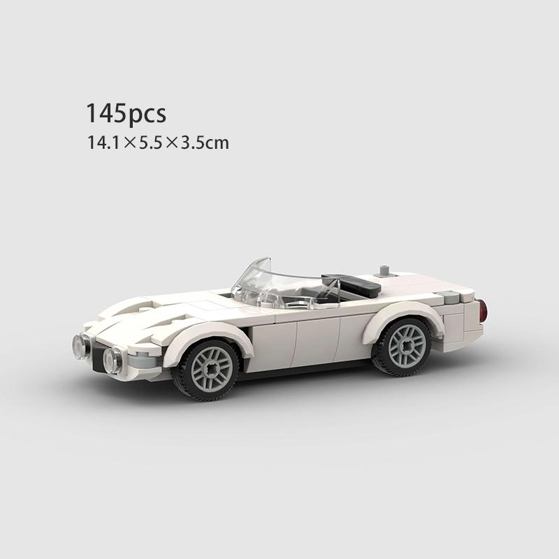 MOC Скоростной Спортивный F1 Городской Гоночный Автомобиль AE86 Строительные Блоки Кирпичное Транспортное Средство Суперкар Форсаж1 MK4 Supra Детские Игрушки Мальчик