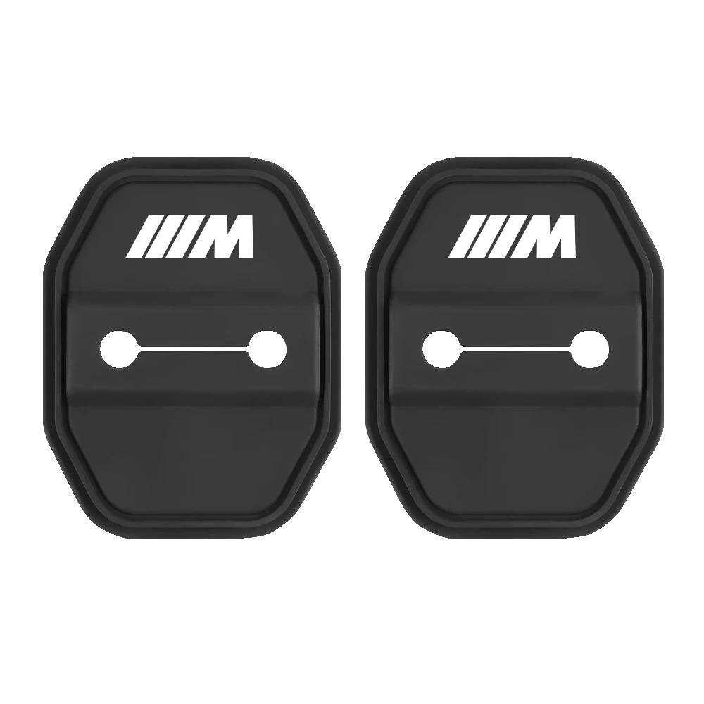 BMW M Performance E46 E90 E60 F10 F30 E39 E36 F20 E87 G30 E92 E91 X1X3 X5 Car Door Lock Cover Protection Shockproof Pad Stickers wsgk87