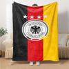 Germany National Team Print Flannel Blanket High Quality Warm Comfortable Cover for All Seasons Perfect for Gifts Home Decor