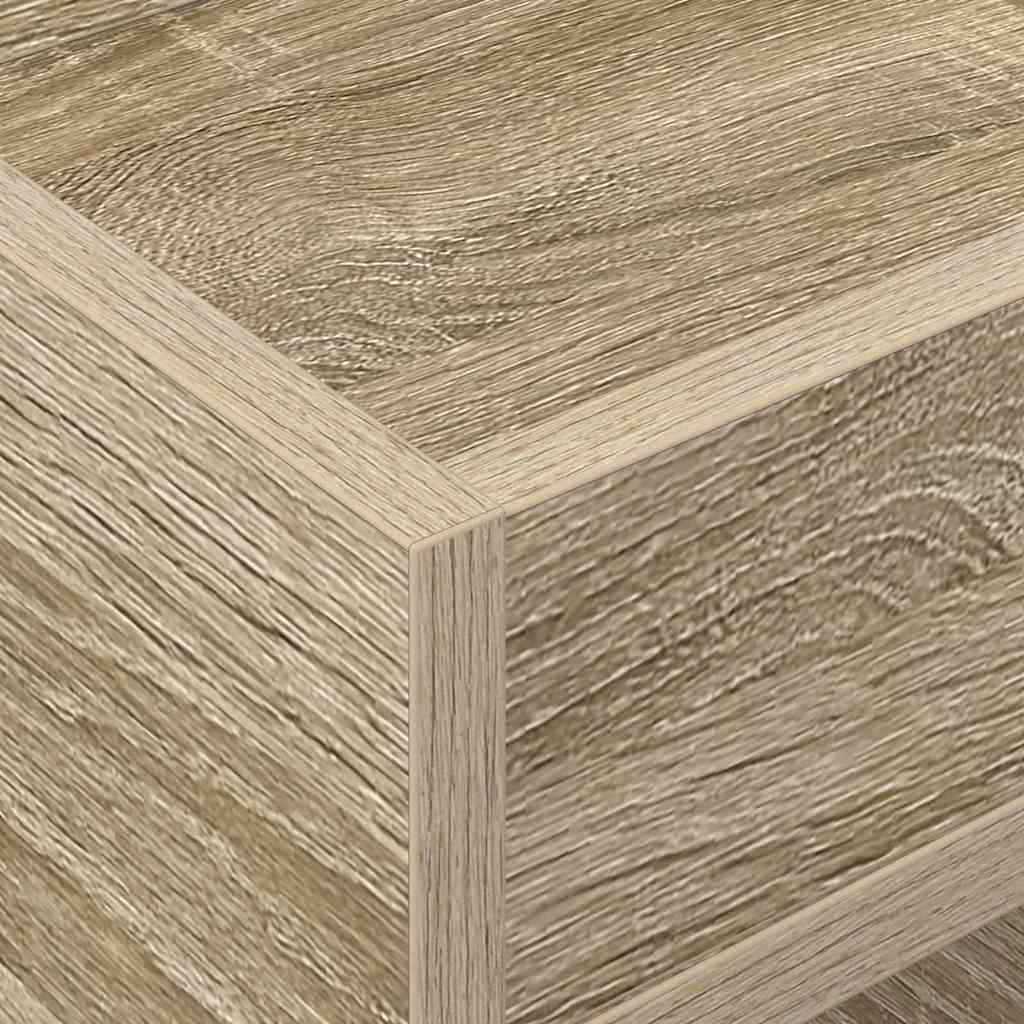 Side Table Sonoma Oak 30 x 30 x 56 cm Engineered Wood