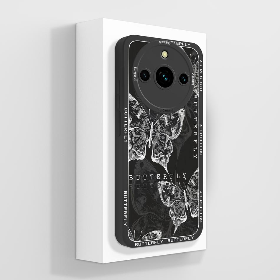 Чехол для Realme 11 Pro Plus Панда Полная Защита Задняя Крышка Телефона Мягкий Жидкий Силикон Защитные Накладки Для Realme11 Pro 11Pro+ 5G