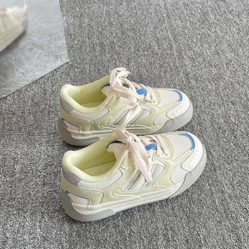 Кеды женские сетчатые дышащие повседневные женские модные новые весенне-летние универсальные на платформе белые туфли