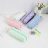 Multifunctional Stationery Bag Solid Color Storage Bag INS Pen Bag  School Office