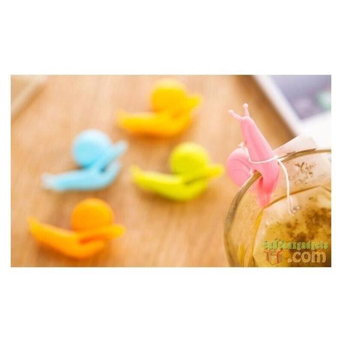 Подставка для чайных пакетиков Улитка (набор из 6)