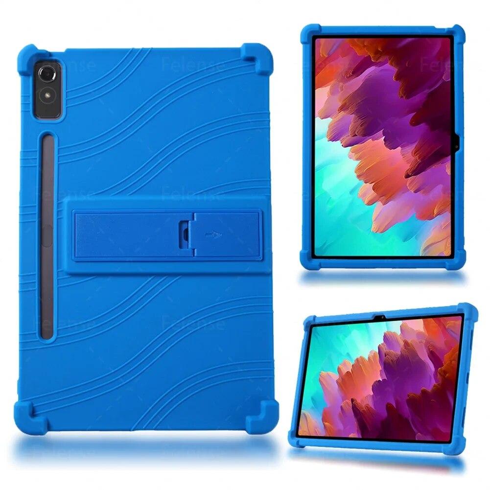 Чехол для Lenovo Xiaoxin Pad Pro 12,7 "2023 TB-370FU/371FC, силиконовый противоударный чехол для планшета с подставкой для Lenovo Tab P12 Fundas