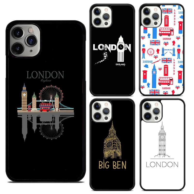 Башня Биг-Бен Лондон Мягкий чехол для телефона для iPhone 17 Air 16 15 14 Ma Plus 11 12 13 Pro Ma Чехол для телефона coque Fundas