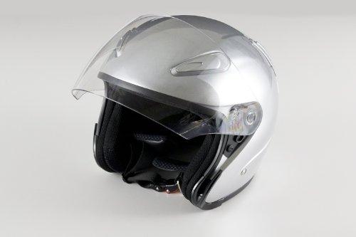 Bike Parts Center Bike Helmet Jet Aeroform Silver L Than 722101 (59cm~less 60cm)