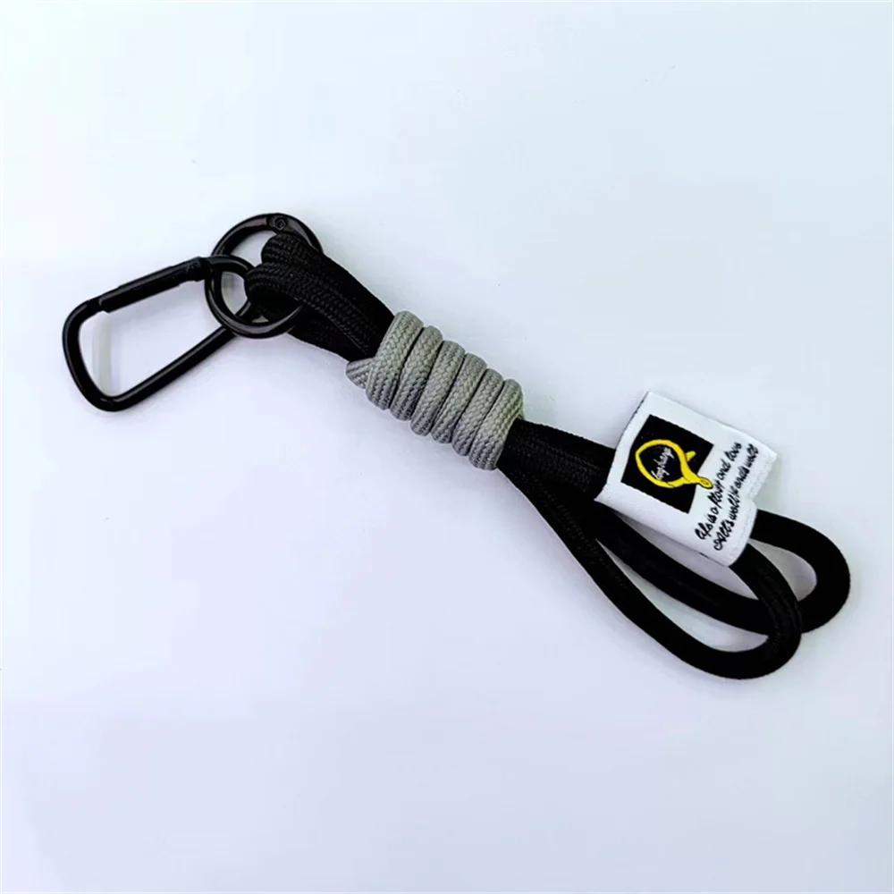 Креативный плетеный шнурок для ключей для телефона, женский чехол, анти-потеряющийся узел, веревочный ремешок, автомобильные брелки, аксессуары для самостоятельного изготовления, модный брелок