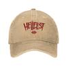 Hellfest Тяжелая Металлическая Музыка Повседневная Бейсболка Туризм Рыбалка Тракерская Кепка Летняя Горячая Распродажа Унисекс Женская Классическая Кепка Snapback