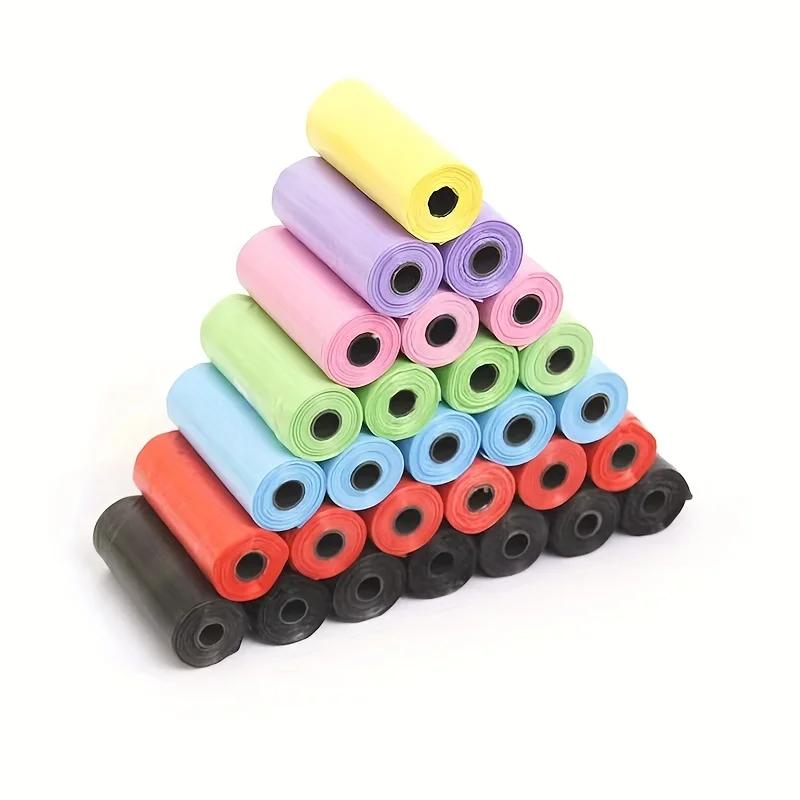 120 Poop Rolls Dog Bag Outdoor Cleaning Poop Bag Outdoor Clean Pets Supplies For Dog 15bagsroll Refill Garbage Bag Pet Supplies