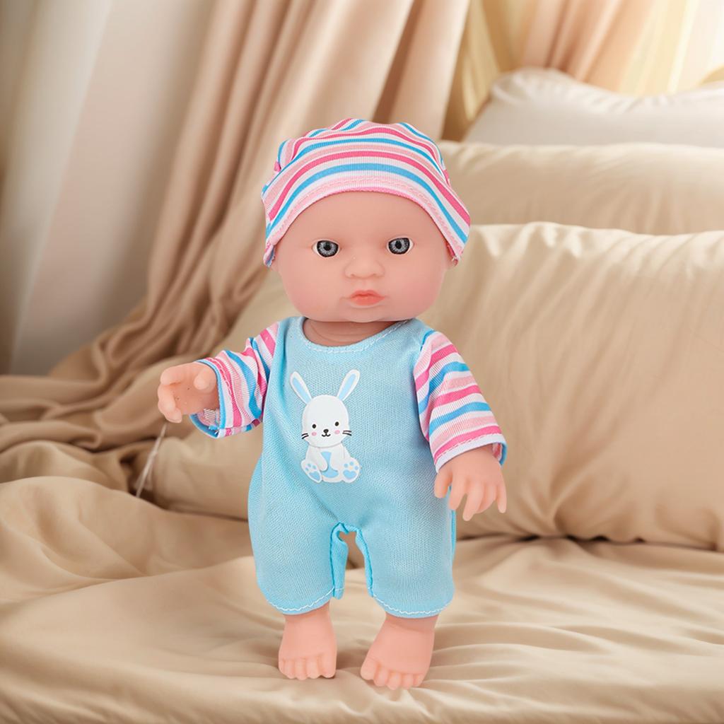 Мягкие виниловые куклы-младенцы Кукла для ухода Реалистичные реборны Игрушка Игра в родительство Популярная коллекционная игрушка для детей 6,5 дюймов