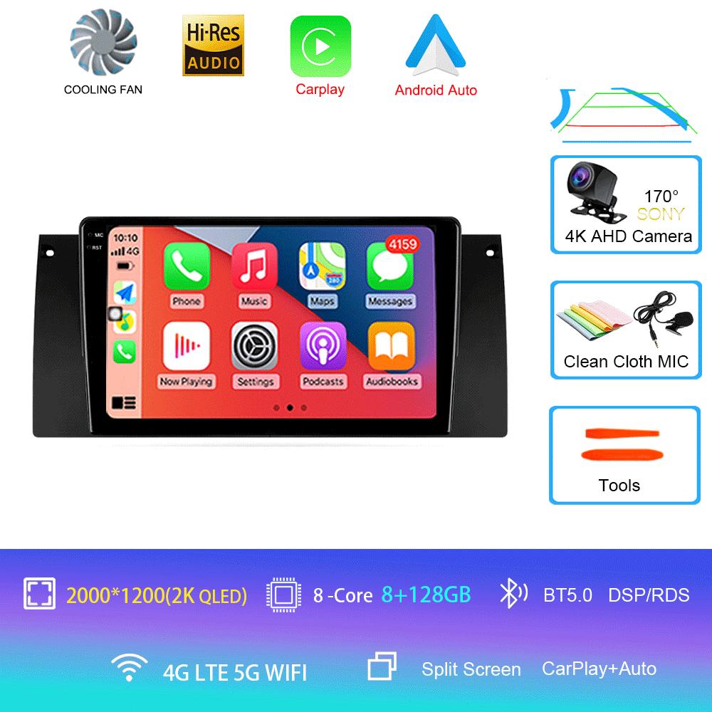 Android Автомагнитола 14 Для BMW X5 E39 E53 1999 - 2006 Мультимедийный Видеоплеер Стерео Навигация GPS Нет 2din 2 дин dvd