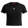 Hugo Womens/Ladies Logo Cotton Crop T-Shirt