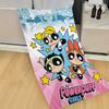 P-Powerpuff Аниме G-Девочки Банное полотенце Микрофибра Мягкое Впитывающее Дышащее Для Девочек Детей Декоративное Мультяшное Пляжное полотенце