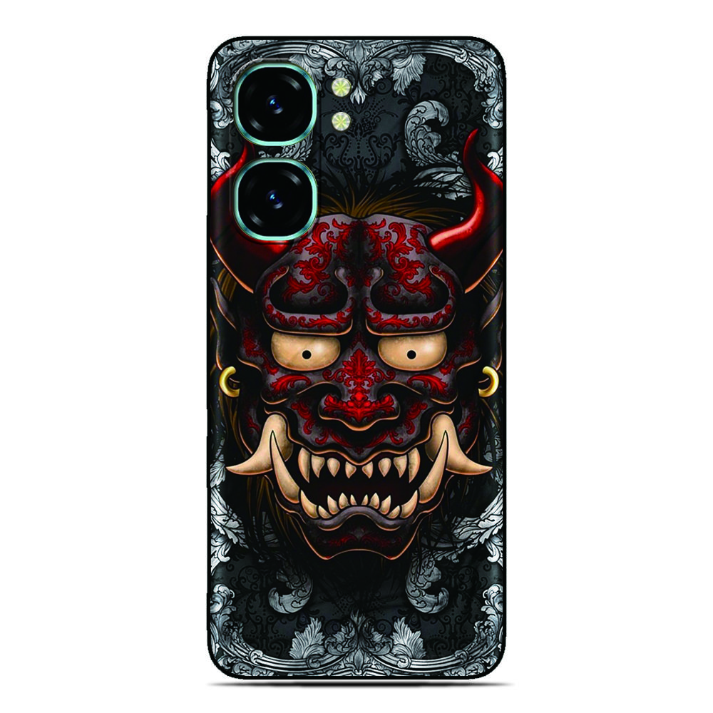 Samurai Mask Phone Case For Oukitel C69 C3 C2 C68 C62 C61 C57s C57 C58 P1 C1 Pro C59 C53 C51 C50 C38 C36 C35 C21 WP50 Cover