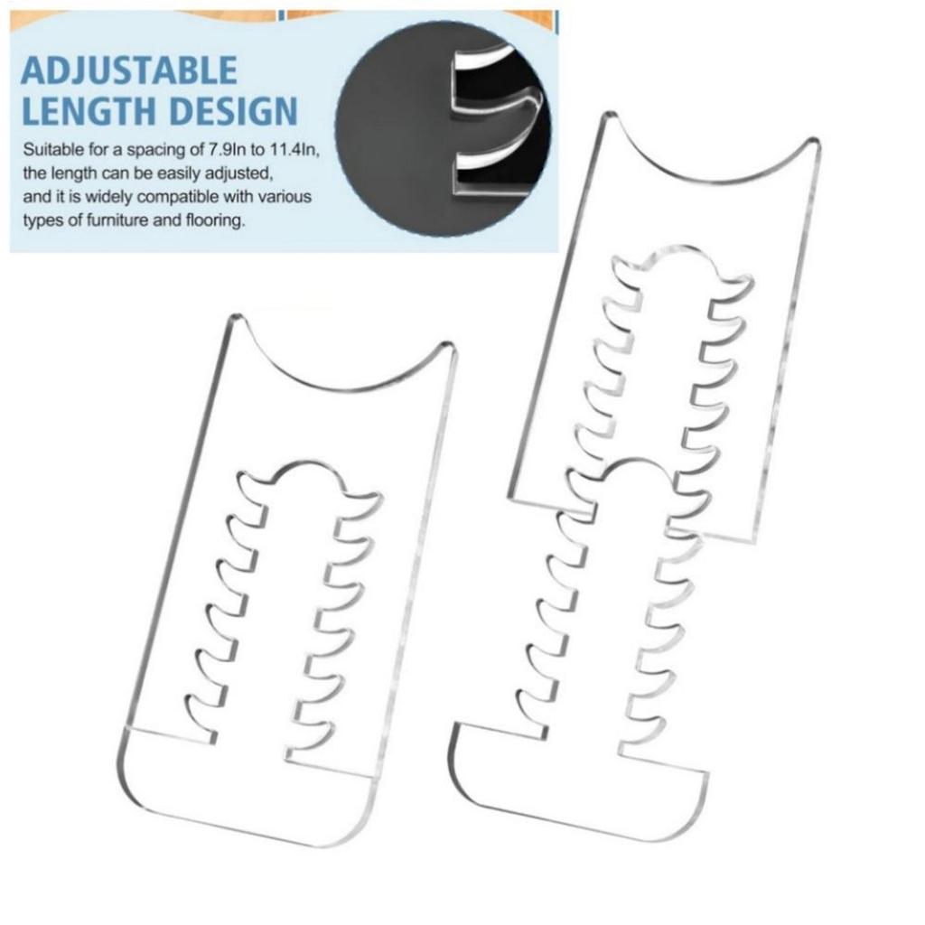 anti slip Couch Stoppers Adjustable acrylic Sofa Wall Spacer Couch Headboard Stopper Furniture protect mats for Home Living Room