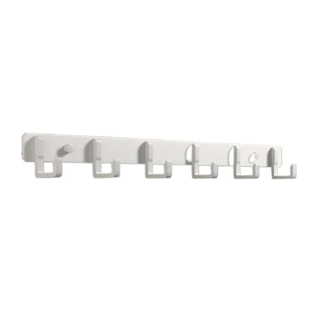 Black/White/Grey Towels Robe Hook Wall Hanging Door Back Clothes Hook Space Aluminum Row Hook Home