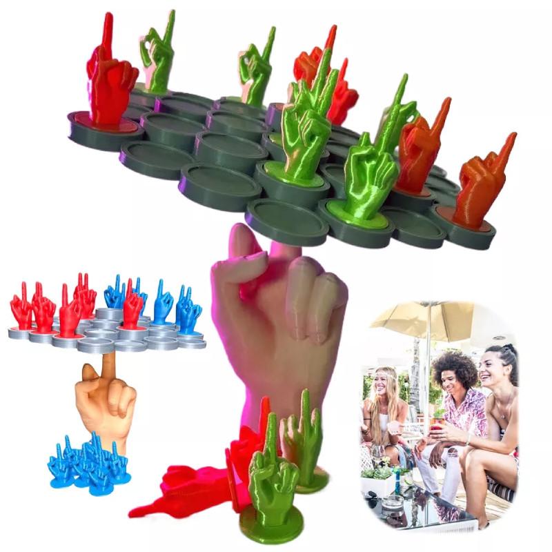 Интерактивная игрушка «Средний палец», балансировочная доска, настольная игра, социальное развлечение для взрослых