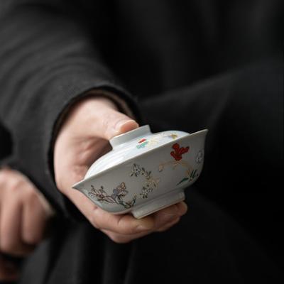 Ретро Луна Бабочка Керамический Чайный Котелок Бутик Японская Пиала Крышка для Чайника Домашний Набор для Чайной Церемонии Кунг-фу