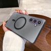 For Samsung Galaxy S24 Magnetic Case Compatible with MagSafe Frosted PC Phone Cover