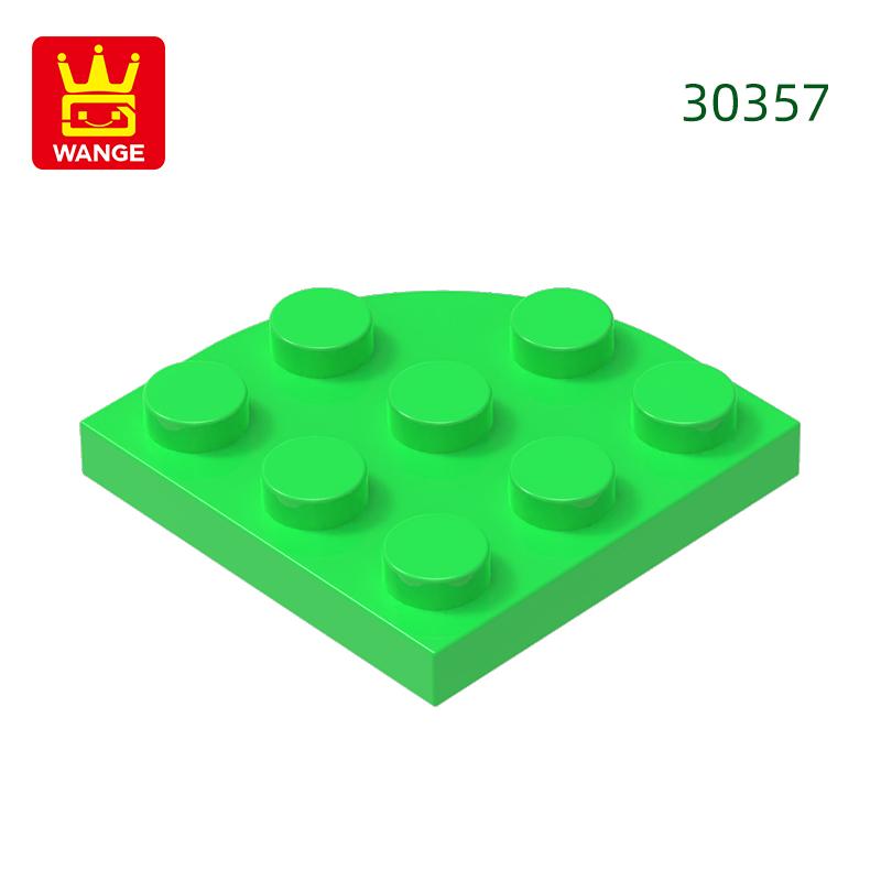 Нетоксичные 86 шт./лот Угловые закругленные Блок 3x3 Moc Цветные Аксессуары Совместимые с Изогнутым Кирпичом DIY Игрушки Для Детей Технические Детали