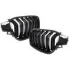 BMW 3 F30 / F31 11-15 СЕДАН / УНИВЕРСАЛ решетки между фарами (почки) комплект левый + правый ЧЕРНЫЙ ГЛЯНЦЕВЫЙ ДВОЙНАЯ ПЕРЕДНЯЯ РЕШЕТКА