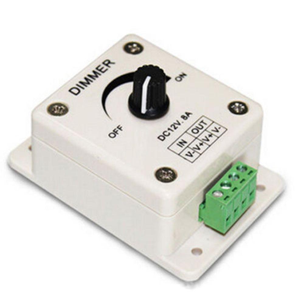 Single Color PWM Digital Dimming Adjustable Brightness Dimmer Switch Controller LED Light Protect
