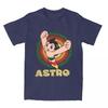 Новое поступление Мужская классическая мультяшная футболка Astro Boy Одежда Япония Манга Могучий Атом Астробой Футболка Одежда Футболка