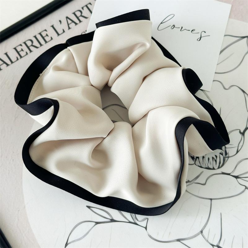 13см Резинки для волос в стиле облаков, черные, белые, эластичные, для хвостика, резинки для завязывания, женское кольцо для волос