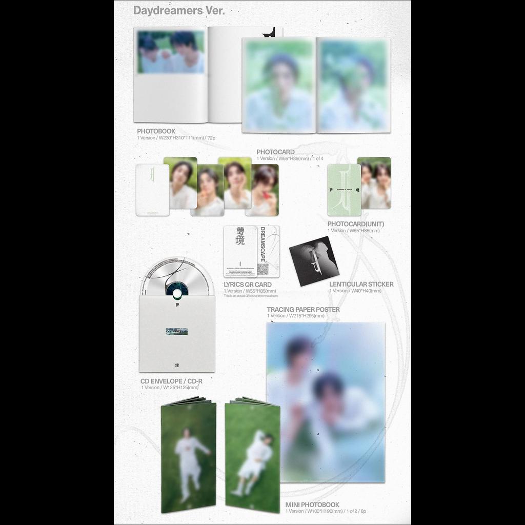 [Предзаказ] JEONGHAN X JOSHUA SEVENTEEN Альбом DREAMSCAPE KPOP Запечатанный + Бесплатный Подарок