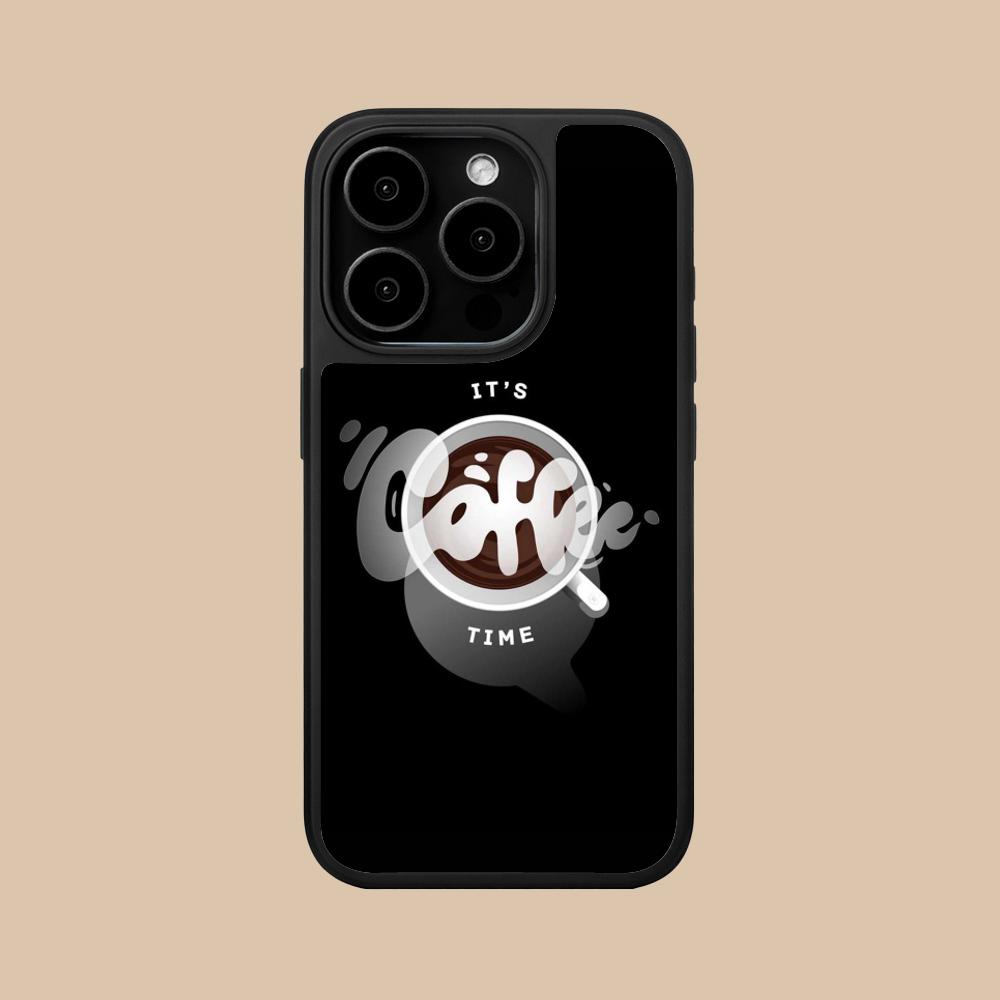Coffee Beans Matte Surface Mobile Phone Case for iPhone 17 16 15 14 13 12 11 Air Pro Max Plus Colorful Cover