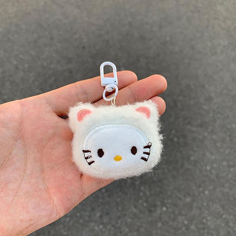 Мультяшная Плюшевая Брелок-Ключница Hello Kitty Милый Плюшевый Кот Брелок Детская Мягкая Игрушка Подвески для Рюкзака Пары Украшения Подарки