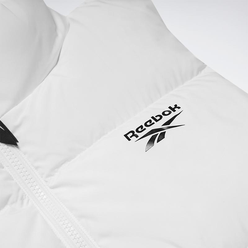 Reebok Классический однотонный уличный спортивный теплый короткий жилет без рукавов с воротником-стойкой мужские жилеты HF2762
