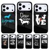 Чехол для телефона 'Мама таксы' для iPhone 17 16 15 14 13 Pro Max Задняя крышка для 12 11 Pro Coque