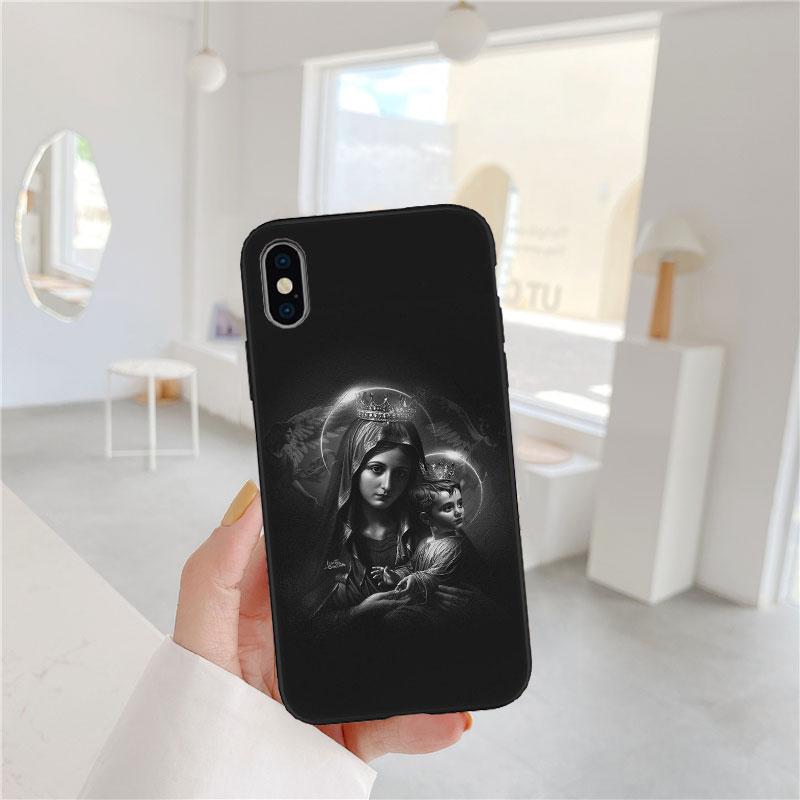BF115 Virgen Maria Phone Case for Samsung Galaxy M06 M15 M16 M35 M55 M56 A36 A42 A50 A50S A51 A52 A32 A33 A05 A05S A06 A16 A20