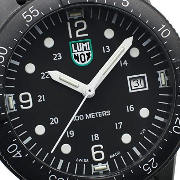 Luminox Sea Bass Carbonox Зеленый Логотип X2.2001 Черный 44 мм Швейцарское Производство
