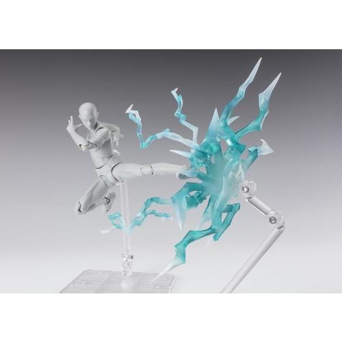 TAMASHII NATIONS Tamashii EFFECT THUNDER Green Ver. for S.H.Figuarts, Approximately 240mm, PVC & ABS Figure Effect Parts
