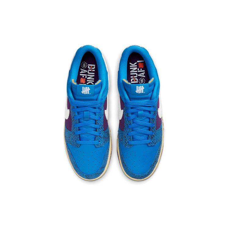 Undefeated x Nike Dunk Low SP 5 On It Унисекс Кроссовки Синий Сигнально-синий Белый DH6508-400