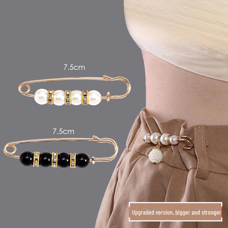 Аксессуар для талии: Регулируемая брошь для женских брюк, предотвращающая обнажение